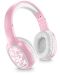 Ασύρματα ακουστικά Cellularline - MS Basic Shiny Flowers, ροζ - 1t